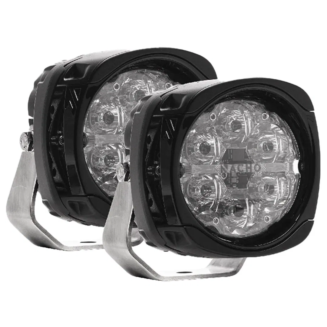 PM431 – ARB USA Driving/ Fog Light, LED Bulb 6 LED 4 Inch Housing 60 Watt Spot Beam 14400 Raw Lumens Polycarbonate Le...